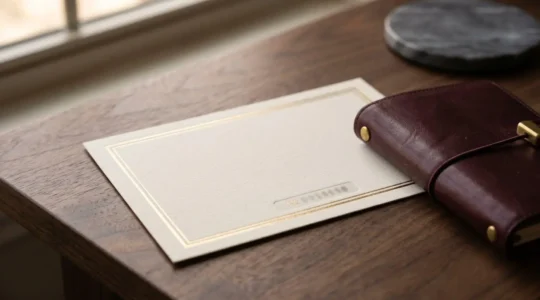 Certificat d'authenticité et pièce de luxe numérotée dans un écrin raffiné