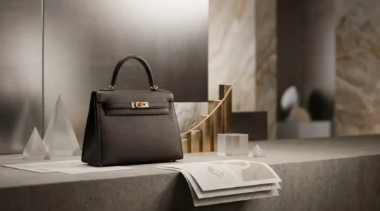 Comparaison entre sacs de luxe iconiques et marchés boursiers pour illustrer le rendement sur investissement
